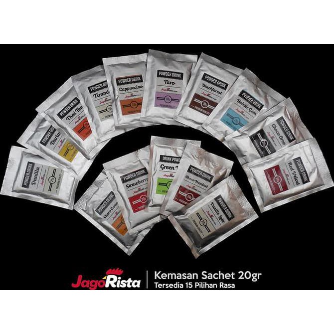 

DISKON! (Sachet) Premium Gold 15 Rasa ( Bubuk Minuman / Bubble Drink Powder )
