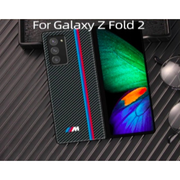 Case SAMSUNG Galaxy Fold 2 Fold2 BMW M Sport Carbon Case Front and Back Case