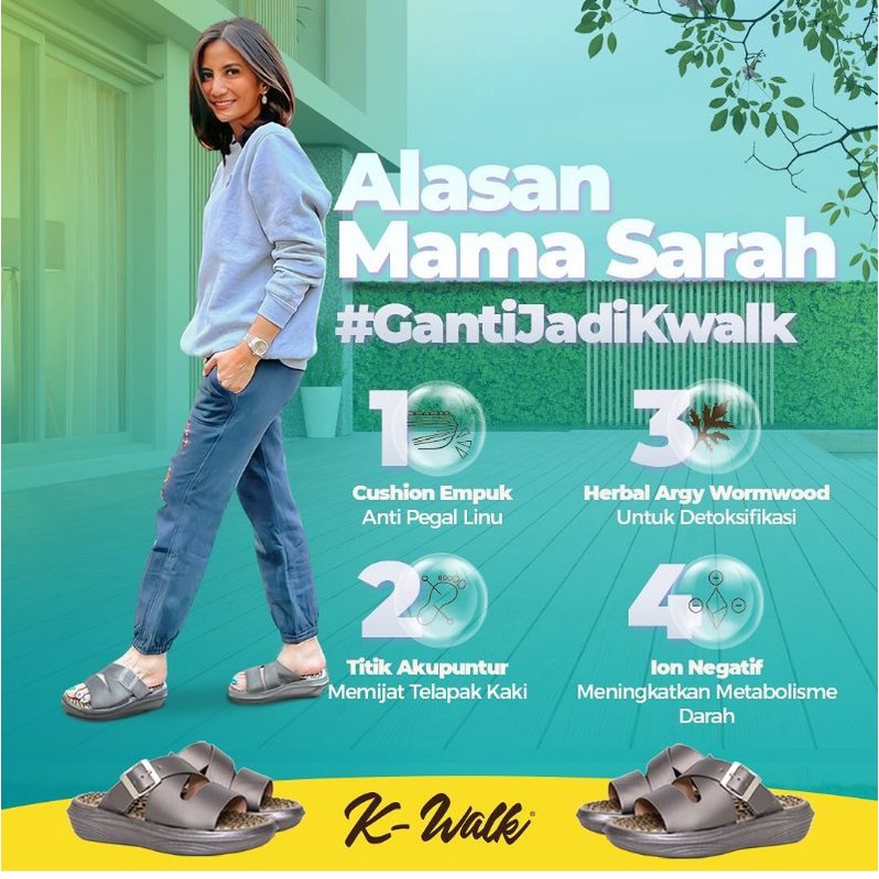 K-Walk Strp Drak Grey (Asli Jaco)