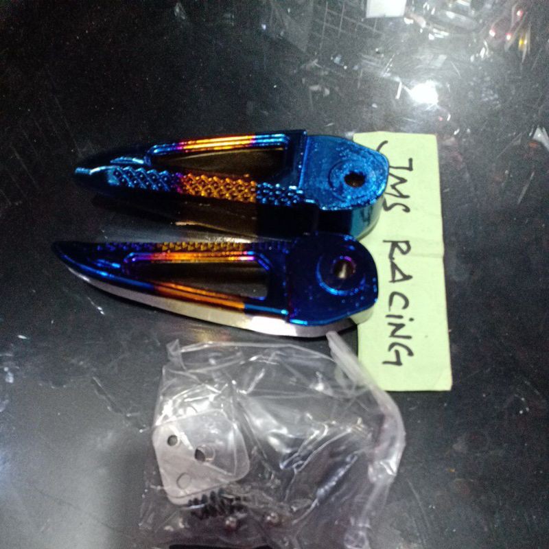 Foot step belakang 2 tone tuton gold crome buat vario beat scoopy mio soul supra blade jupiter mx