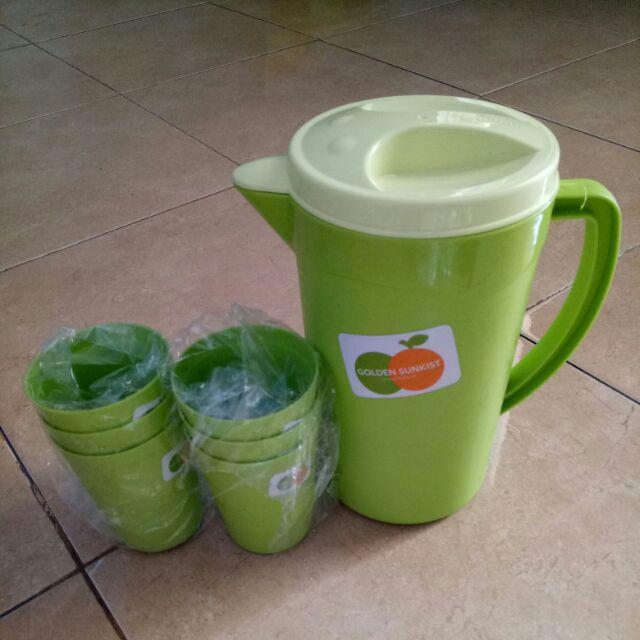 Teko Set + Rak Gelas Set Polos