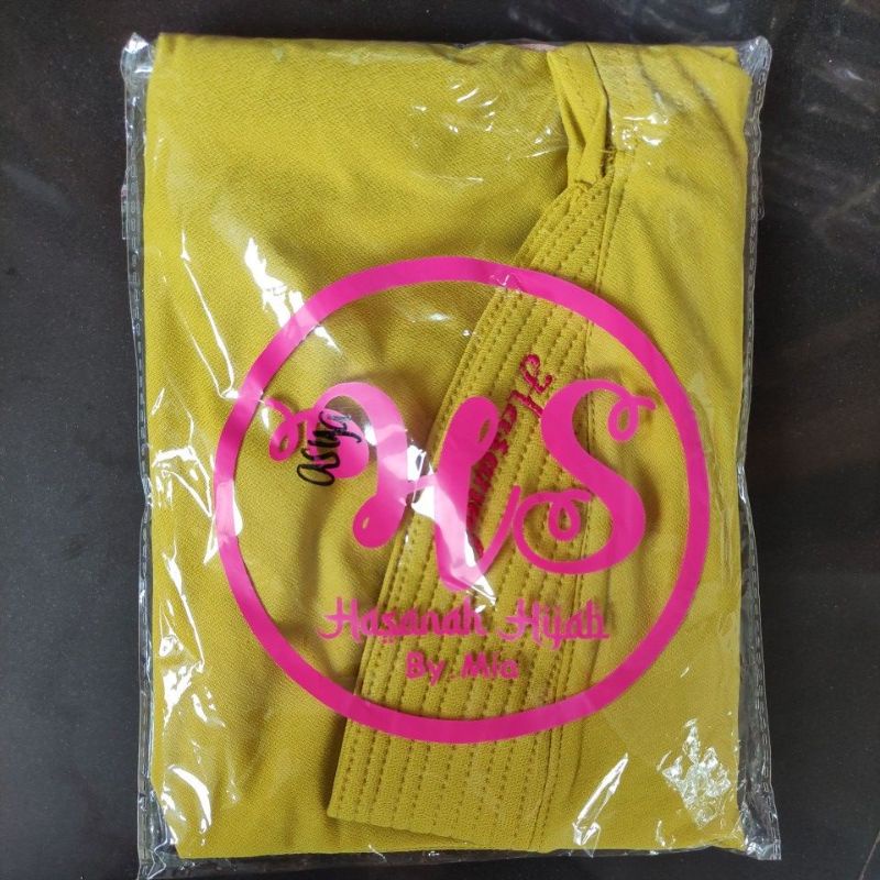 JILBAB INSTAN ASYA ORI HASANAH-LEMON