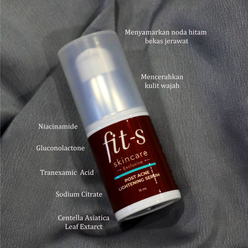 [READY STOCK]Post Acne Lightning Serum Acne/Serum FlekJerawat/Fit-s Skincare by Fitri Salhuteru