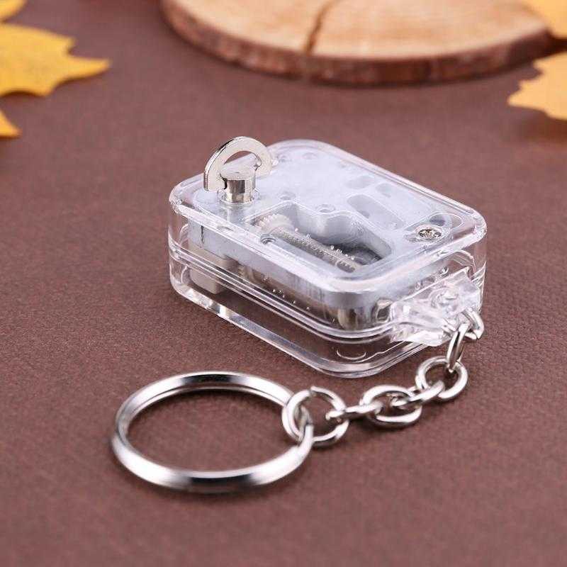 VKTECH Kotak Musik DIY 18 Tones Music Box Keychain - MBB18