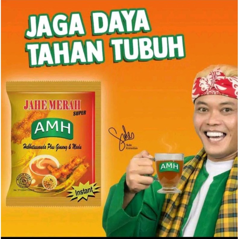 

AMH JAHE MERAH BOX ISI 5's