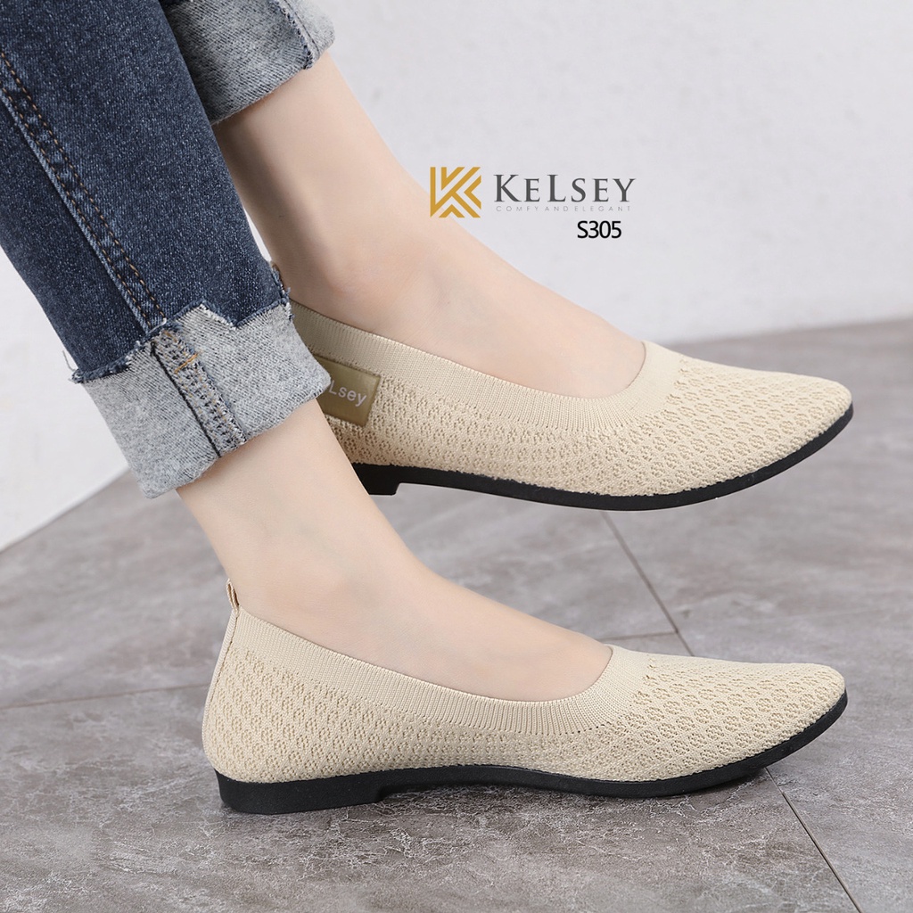 Nicole Sepatu Slip On Wanita / Sepatu Flat Wanita Original S305