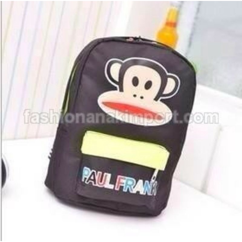 Tas Ransel Paul Frank Black Import BAG709