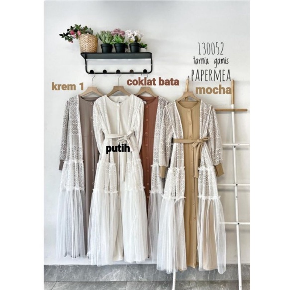 GAMIS PESTA/DRESS WANITA PAPERMEA