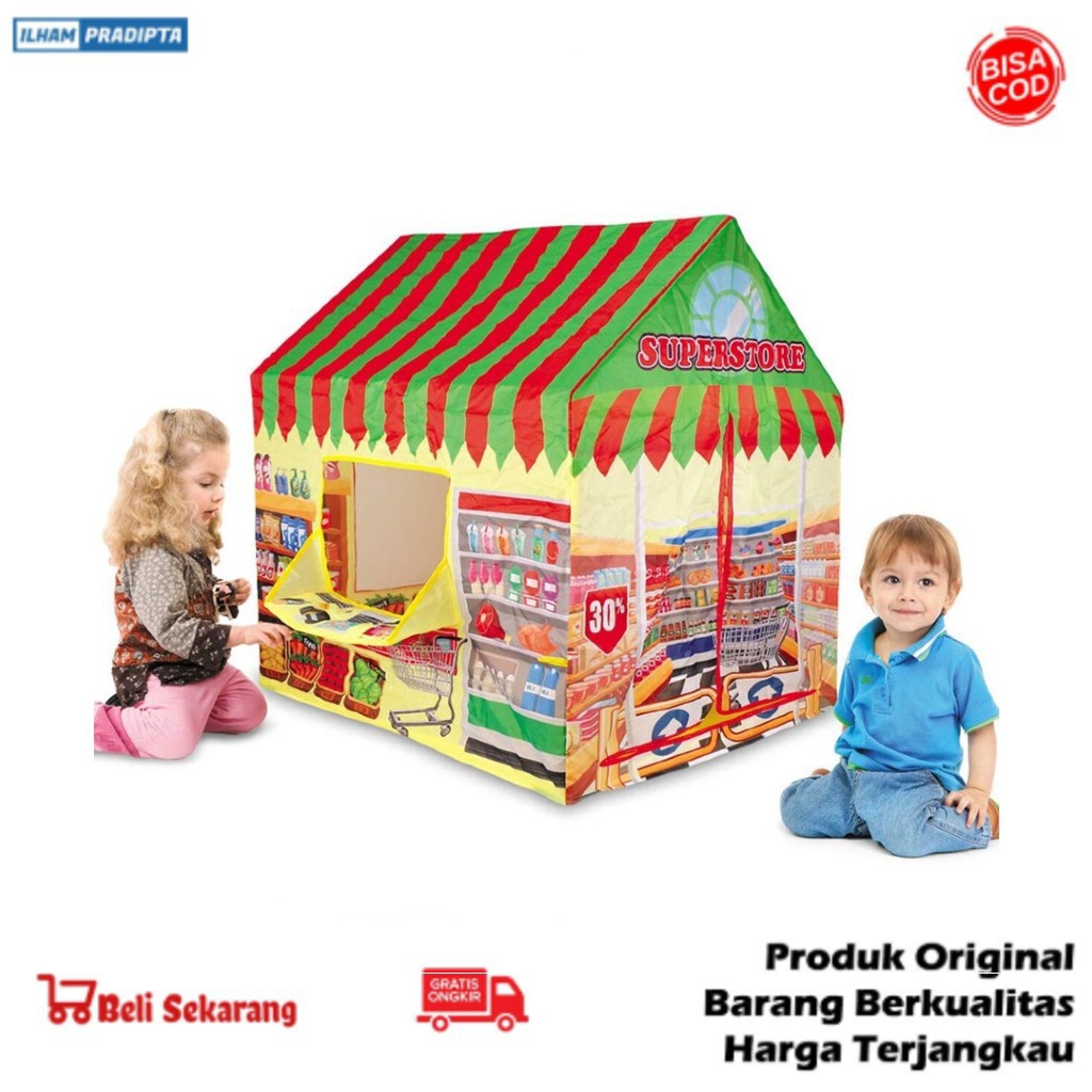 Tenda Anak Termurah Besar Lipat Indoor Jumbo Play Tent I0C2 Bisa Dilipat Best Seller Mainan Kekinian