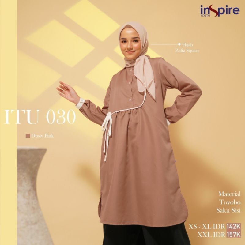 BISA COD - TUNIC INSPIRE ITU 030 ATASAN MUSLIM WANITA FASHION MUSLIM