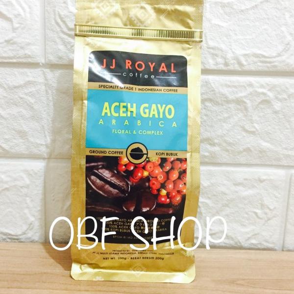 

Kopi Jj Royal Coffee Aceh Gayo Arabica Ground Bag Bubuk 200 Gram Murah