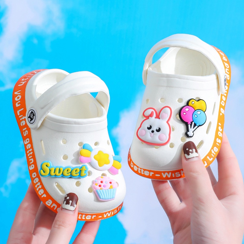 Size 18-22 Import Sandal Baim Anak Laki-Laki dan Perempuan Anti -Slip usia 1 2 3 4 tahun