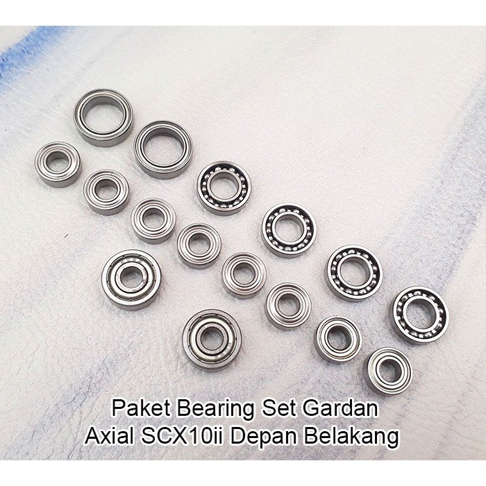 Bandito Paket Bearing Set Gardan Axial SCX10ii FS Freeman Front Rear