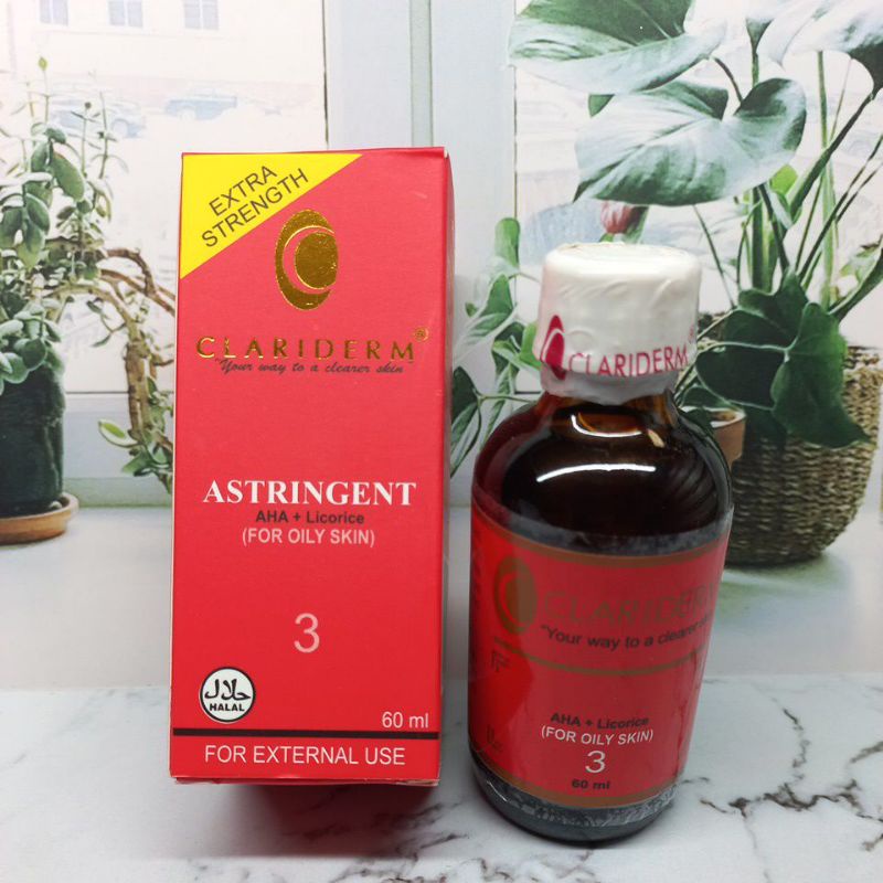 TONER CLARIDERM ASTRINGENT NO 3 MURAH |KUALITAS TERBAIK|