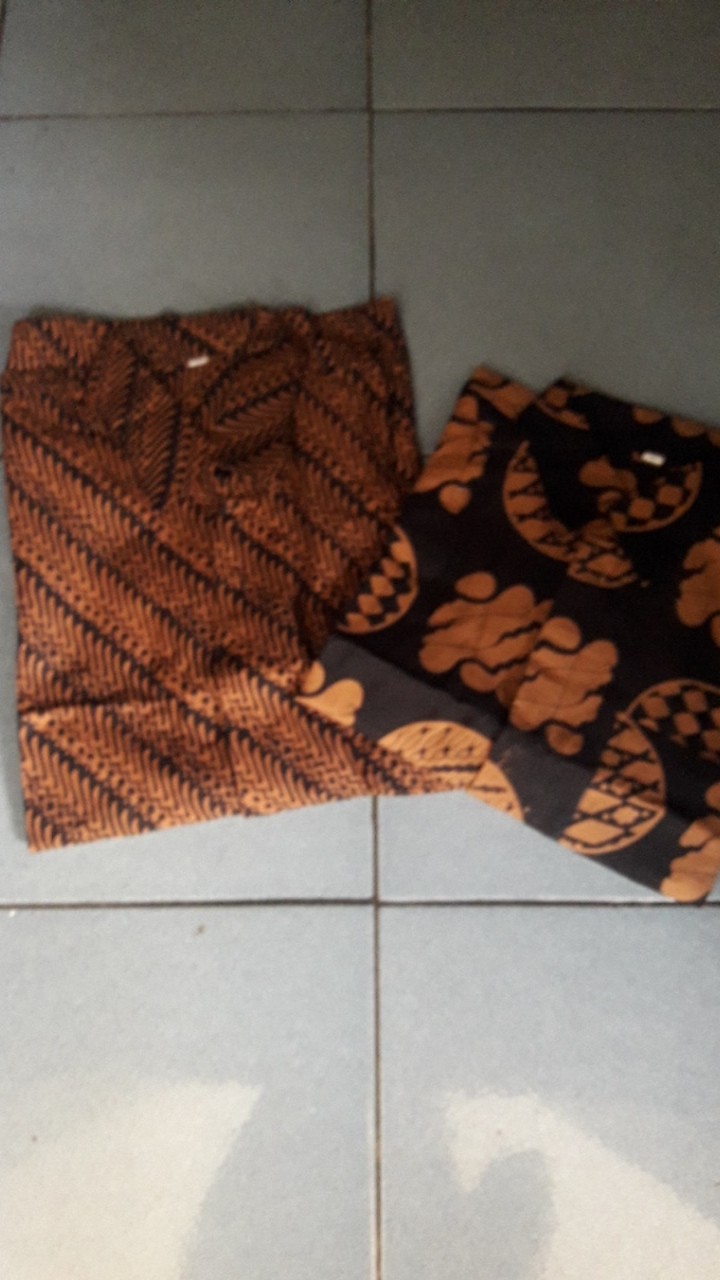 Bswart Batik Hrb026 Kenongo Hem Pendek Padi Pekalongan M L Xl Batik Pria Murah Modern Grosir