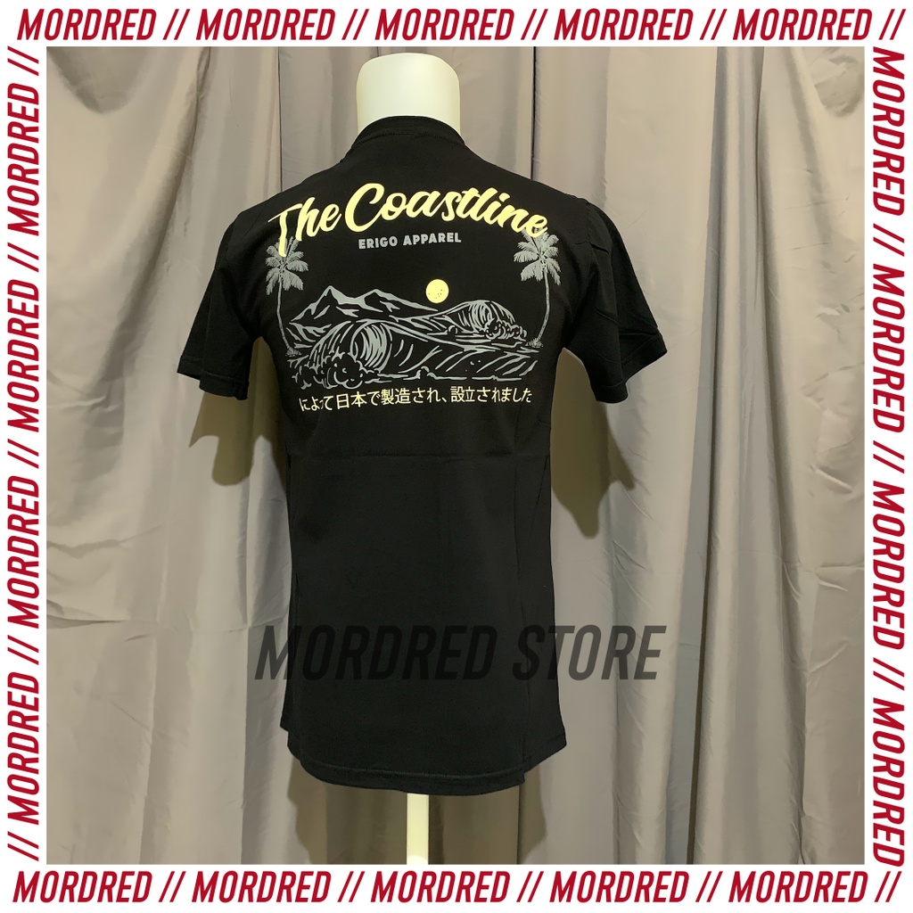 Erigo T-shirt Coastline (Black) 100% Original Store