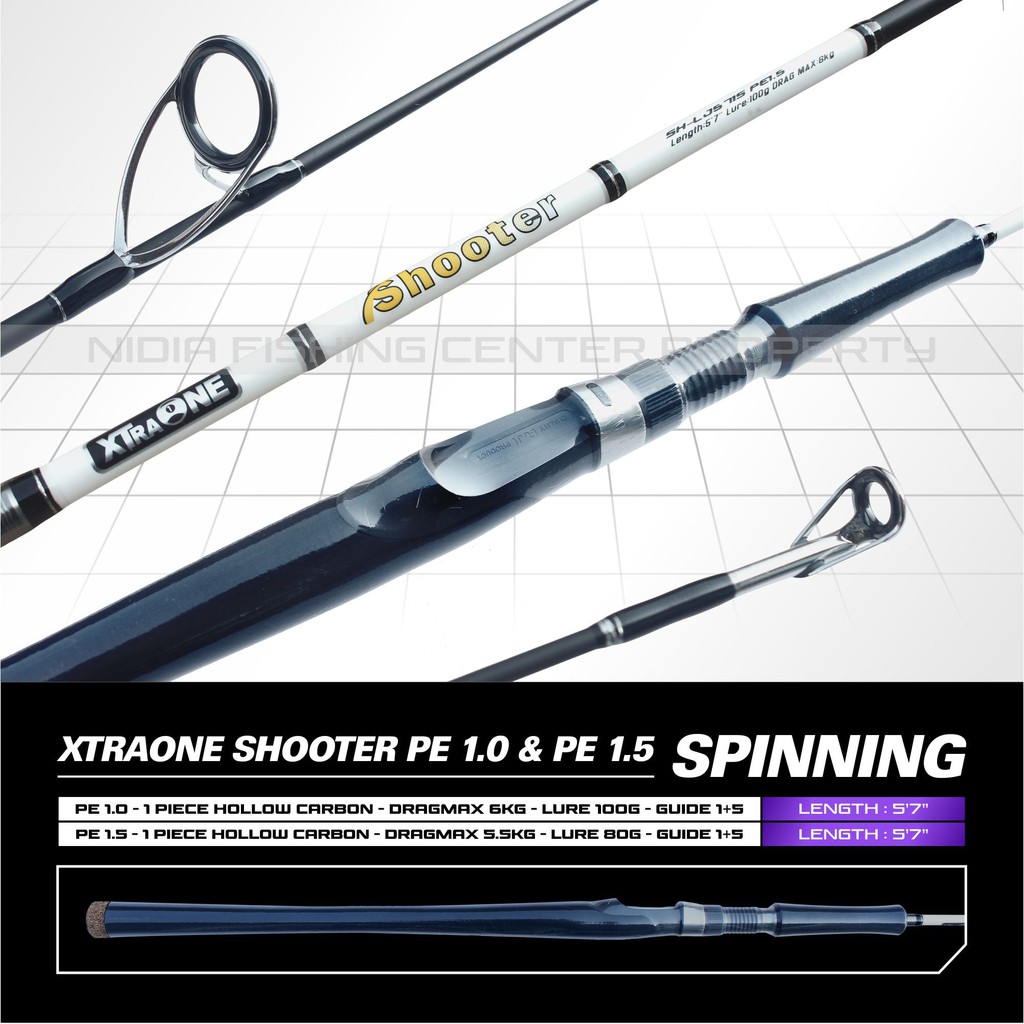 Rod joran spinning XTRAONE SHOOTER