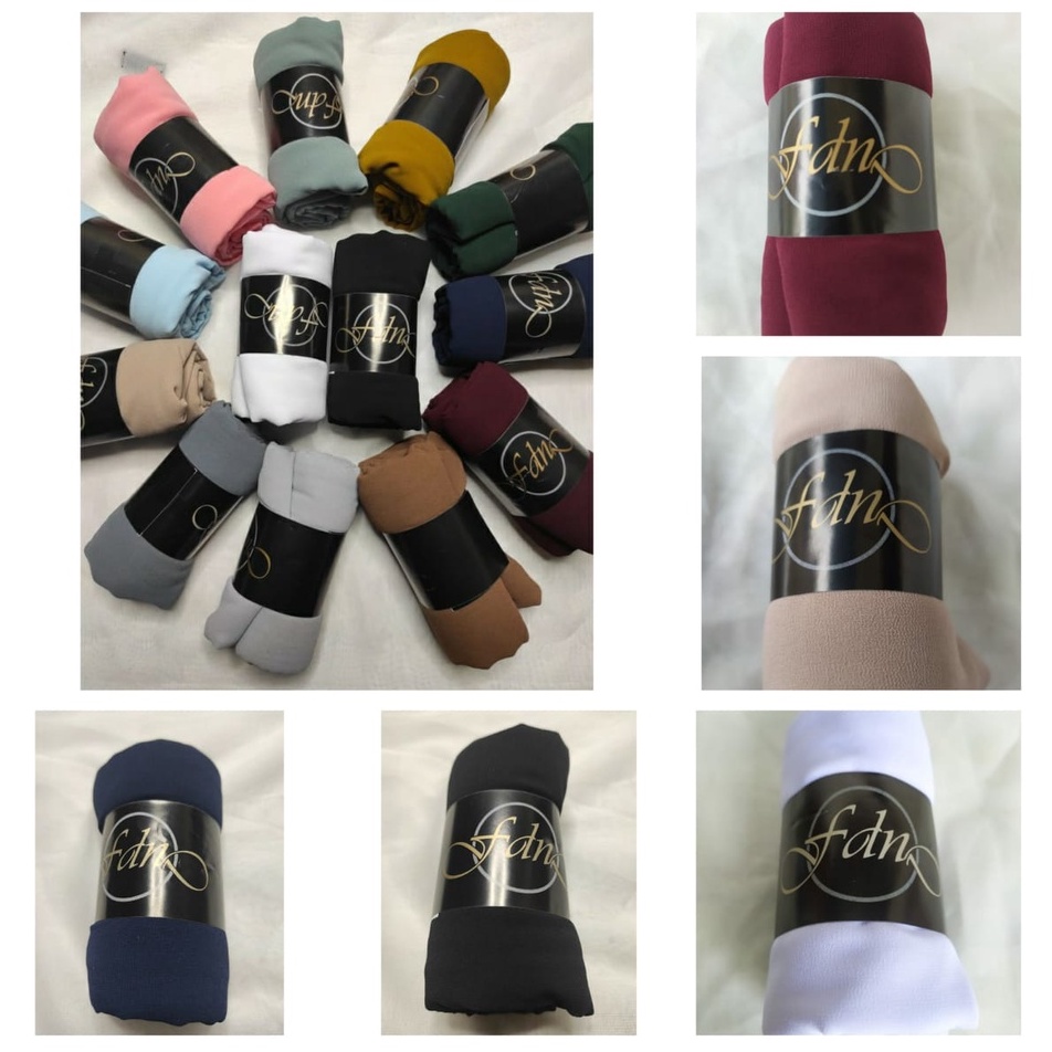 Hijab Pashmina Cerutty Baby Doll Original FDN High Quality