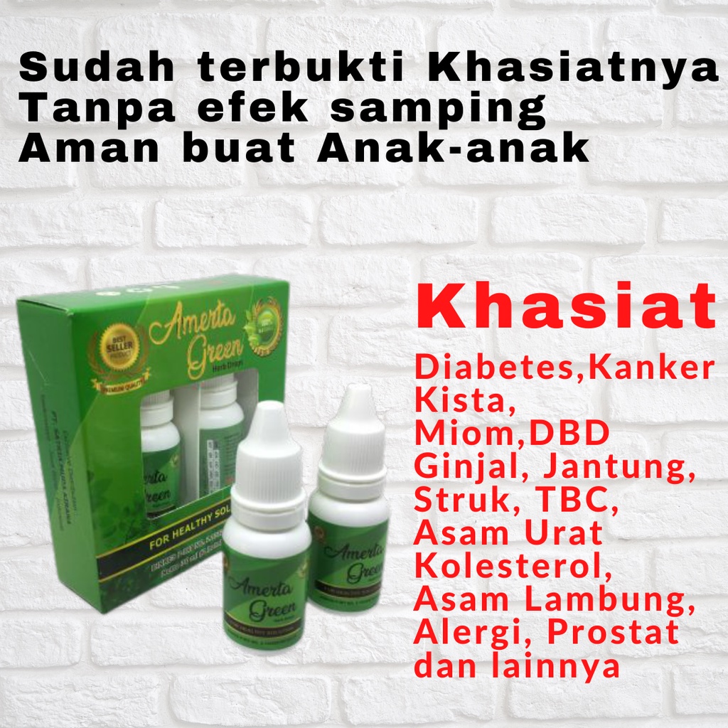 Isi 2 BOTOL Suplemen Kesehatan Obat Herbal Suqi Amerta Green Anti Virus Bakteri Jamur Suplemen Makan