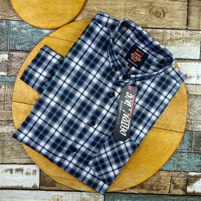 KEMEJA FLANEL PRIA DISTRO/Kemeja Flanel Motif Kotak Pria Distro