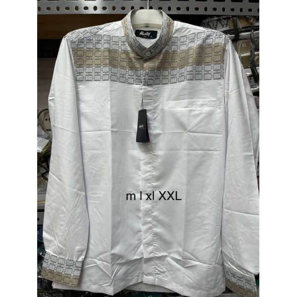 Koko Harley Kemko Harley Kemeja Koko Harley Original khusus Motif warna Putih B89