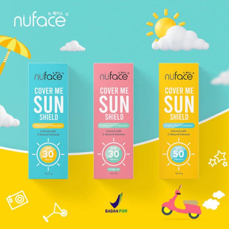 Nuface Cover Me Sun Shield 50g