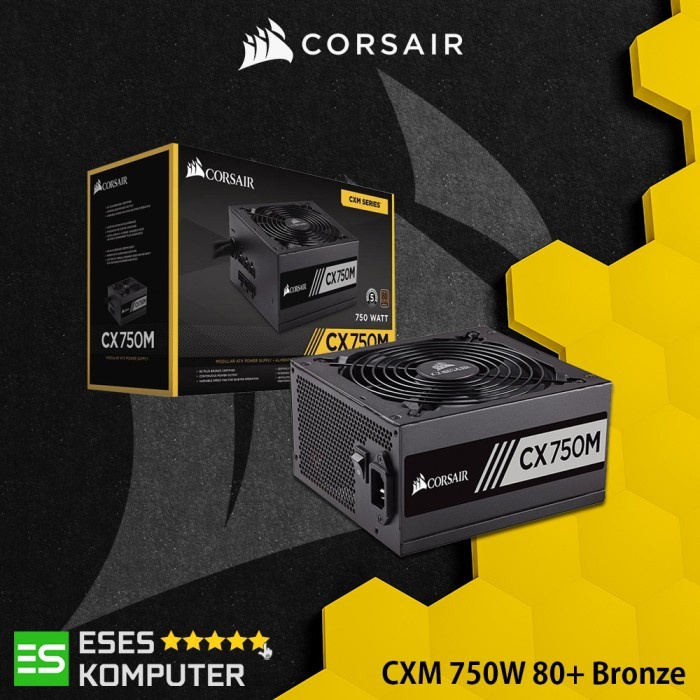 PSU Corsair CXM Series CX750M - 750W Modular - 80 Plus Bronze