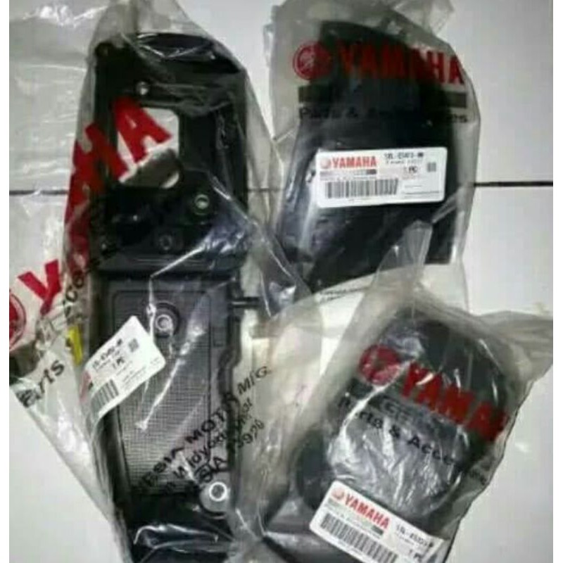 READY • Full Set Cover Tutup CVT Atas + Bawah Samping Yamaha Mio Sporty Lama Mio New Smile Original