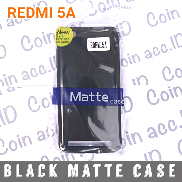 Softcase REDMI 5A slim black matte