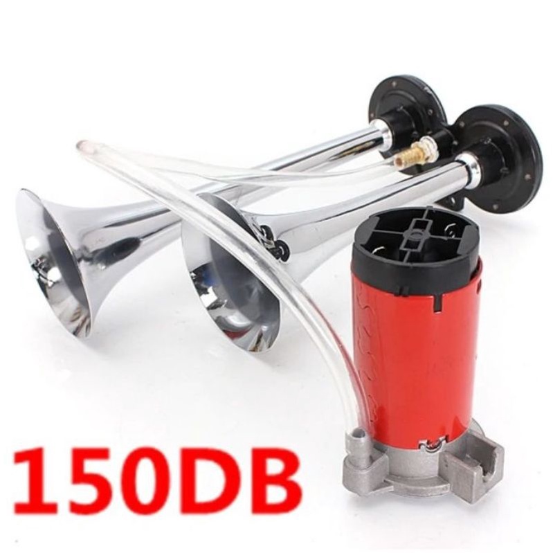 HEYVO Klakson Trompet Mobil Dual Air Horn 150db 12V