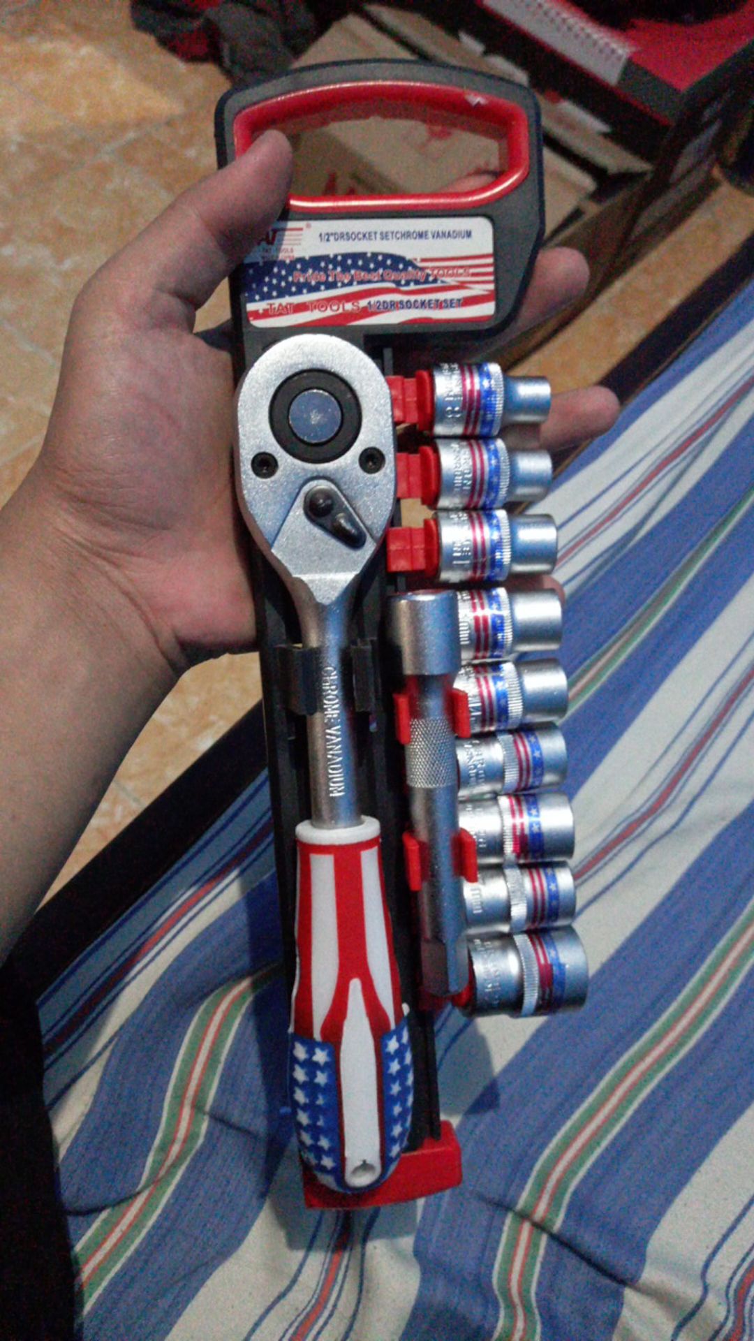 Kunci Sok Set 12 Pcs / Kunci Shok Tat Tools Inch