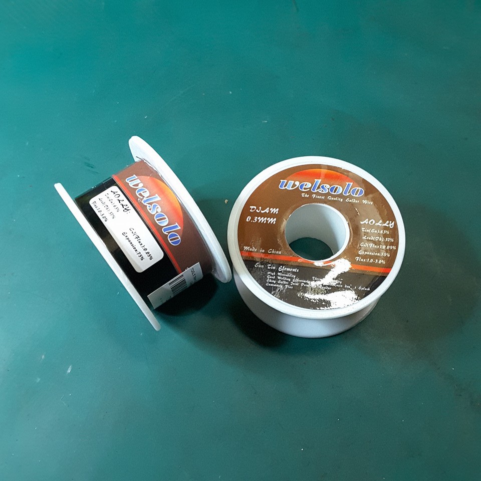 TIMAH GULUNG WELSOLO DJAM 0.3MM ORIGINAL