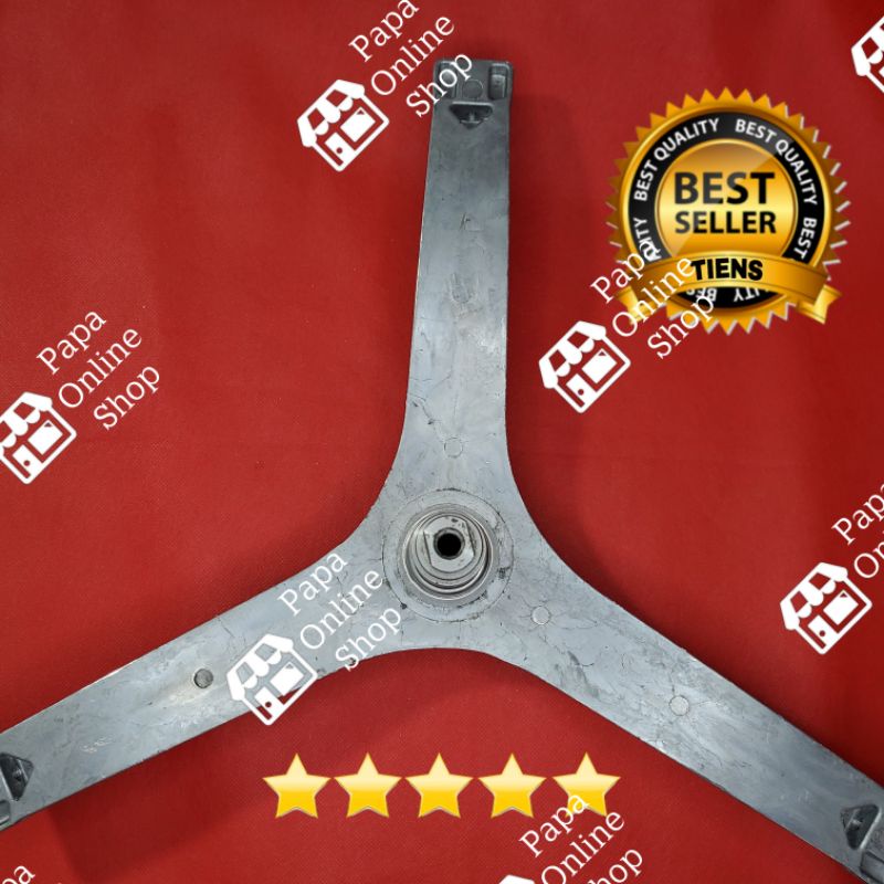 Spider Segitiga Baling Baling Mesin Cuci Front Loading Midea MFG80-1202 MFG80-BS1203