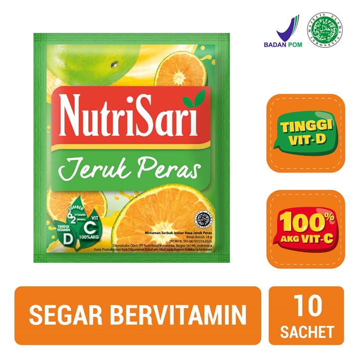 

NUTRISARI JERUK PERAS 10X14GR