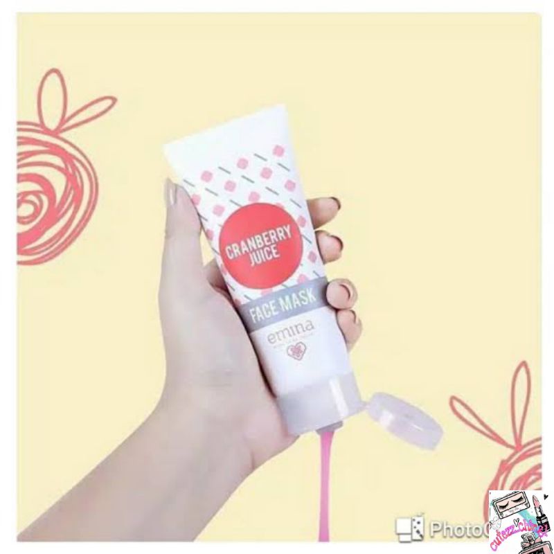 ☃Cutezz_Ching1☃Emina Cranberry Juice Face Mask 60ml