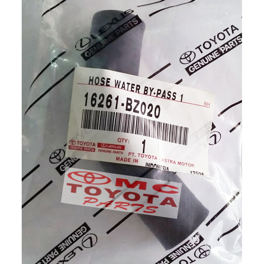 Selang Hose Water by Pass Avanza Xenia Rush Terios 16261-BZ020