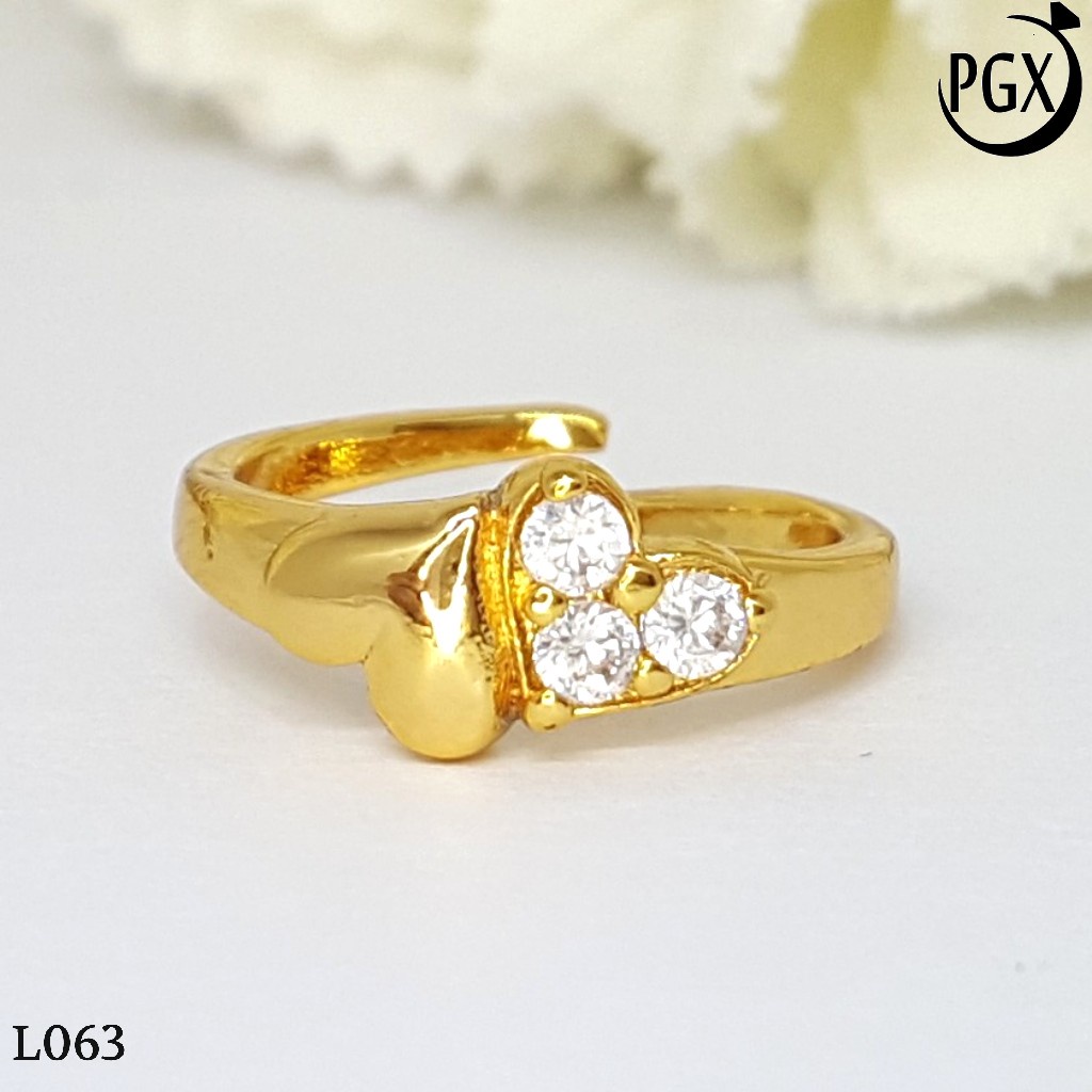 PGX Cincin Anak Xuping Aksesoris Perhiasan Lapis Emas Premium - L063