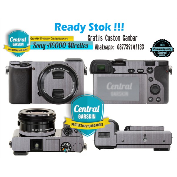 Garskin Kamera Sony A6000 - silver