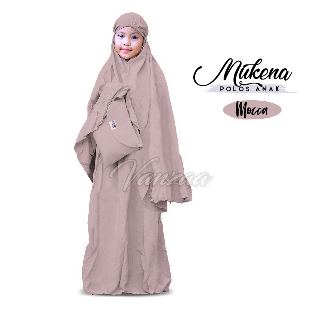 Mukena Anak Polos Murah Vanzaa 2022