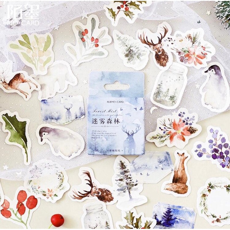 

45 pcs aesthetic sticker cute