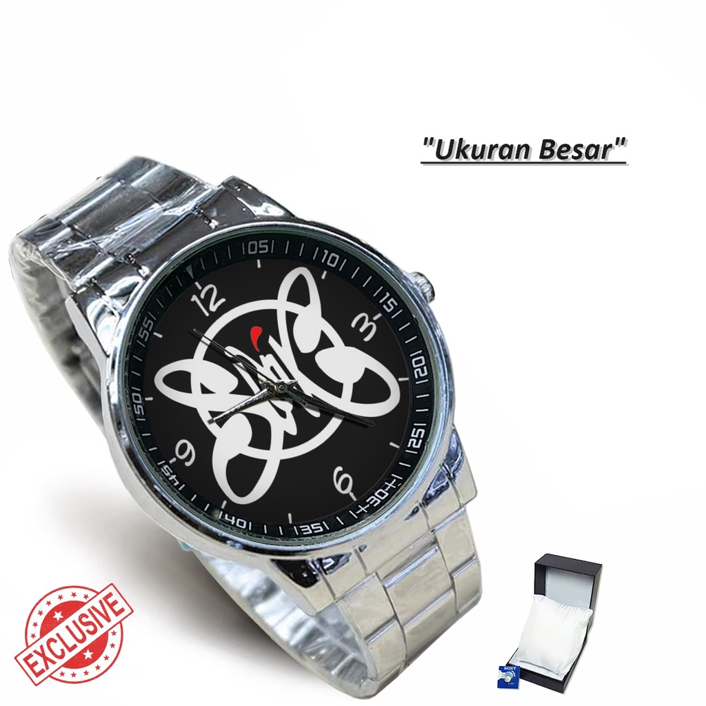 Jam Tangan Rantai Couple SLANK Motif 1