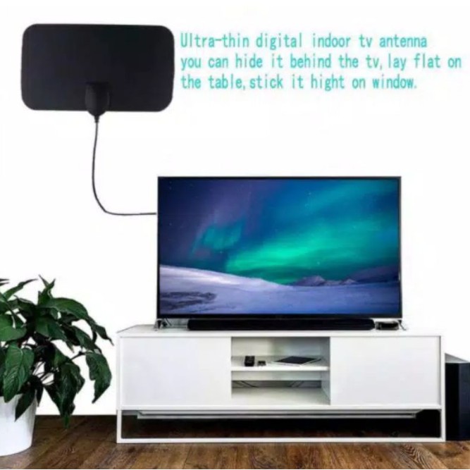 [ORIGINAL 100%] ANTENA TV DIGITAL INDOOR DVB-T2 25DB 4K HIGH GAIN