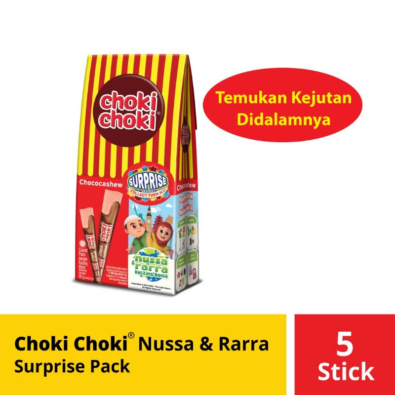 

Choki Choki surprise 50 gram choco cashew