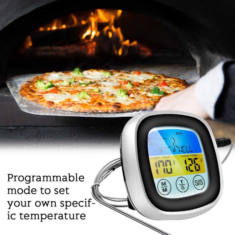 Alat Ukur Suhu Makanan Touch Screen Food Thermometer Cooking Timer