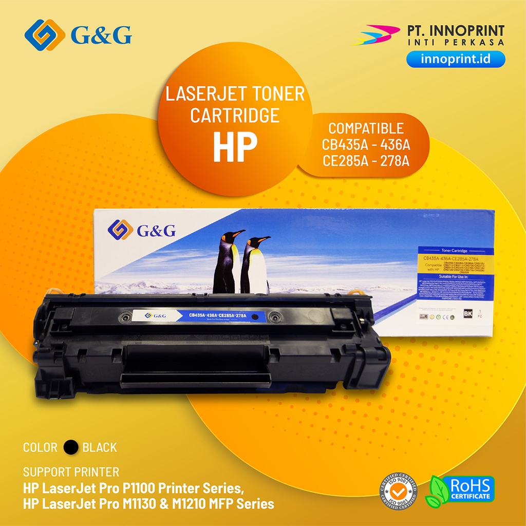 Compatible Toner CB435A, 436A, CE285A - 278A FOR printer HP Laserjet Pro P1100