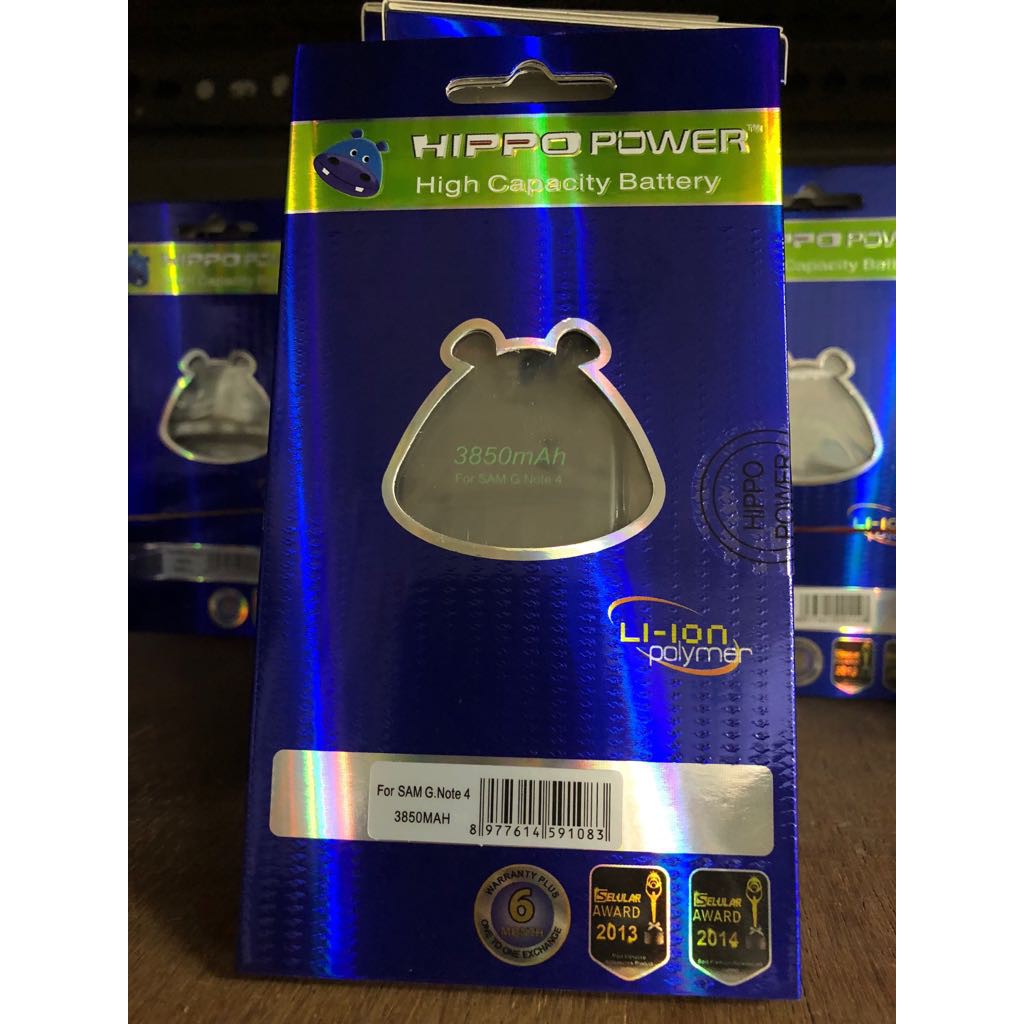 Hippo Baterai Samsung - Note 4 N910 3850MAH