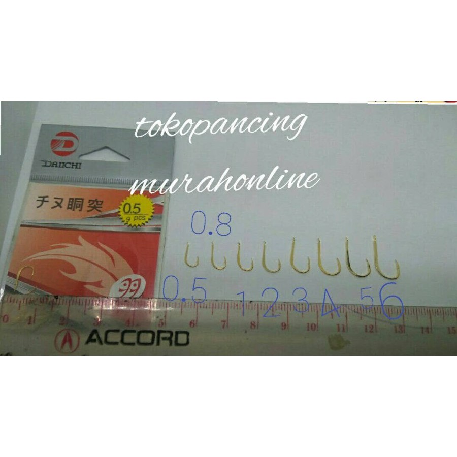 MATA KAIL PANCING DAICHI KUNING PIPIH TANPA LUBANG