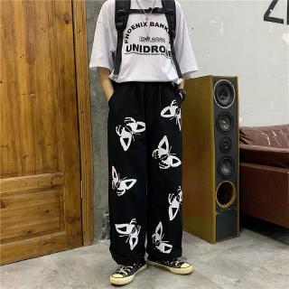Celana Panjang Model Longgar Lebar Lurus Motif Print Untuk Celana Panjang Model Longgar Lebar Lurus Motif Print Untuk