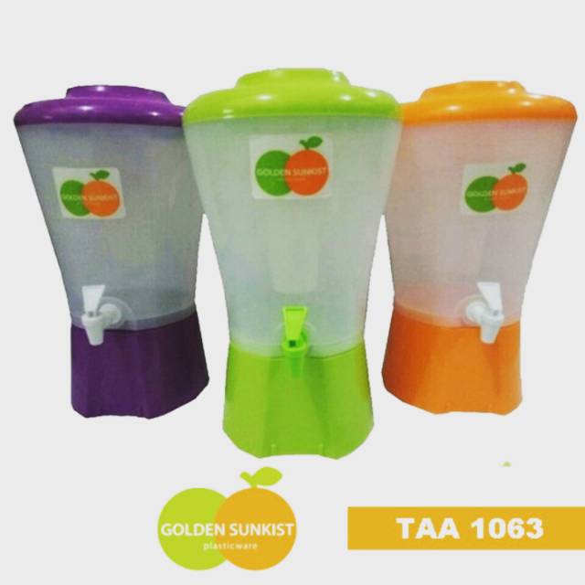 Dispenser Air Minum / Dispenser Golden Sunkist - Drink Jar 10 Liter