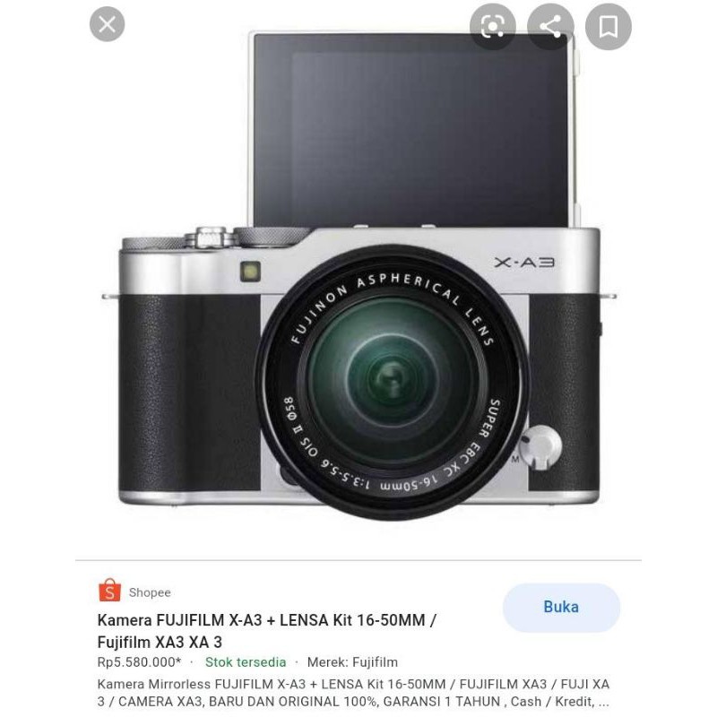 

KameraFujifilmX-a3(baru)